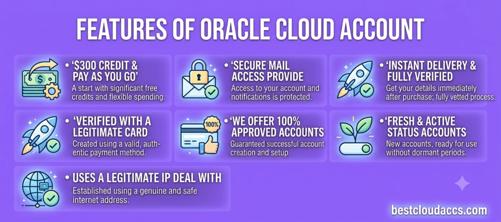Oracle Cloud account for sale